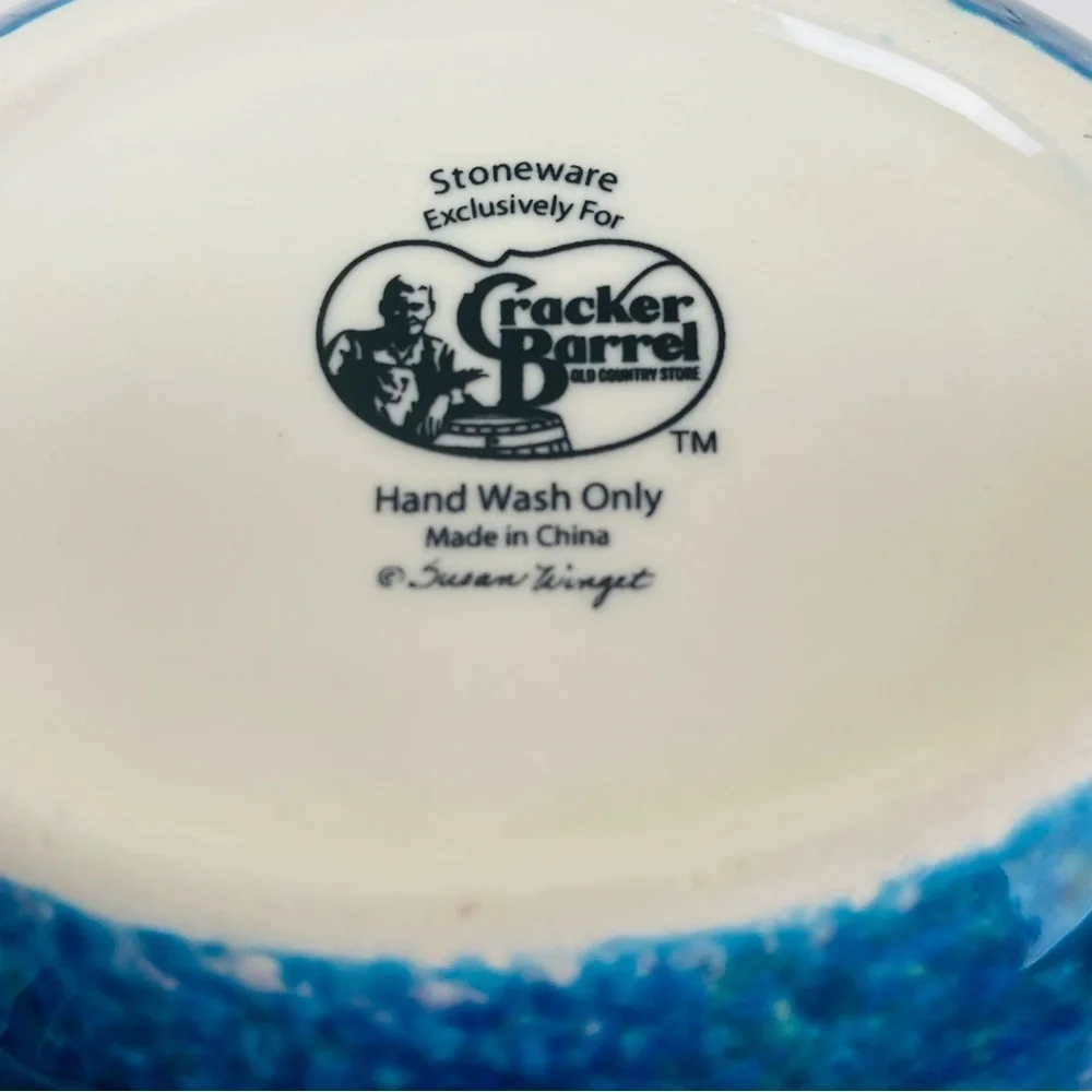 Cracker Barrel by Susan Winget Mermaid Ceramic Soap/Trinket Dish 5” x 4”